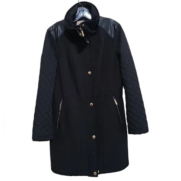 Michael Kors Women's Black Jacket Sz Petite Large - Picture 2 of 11